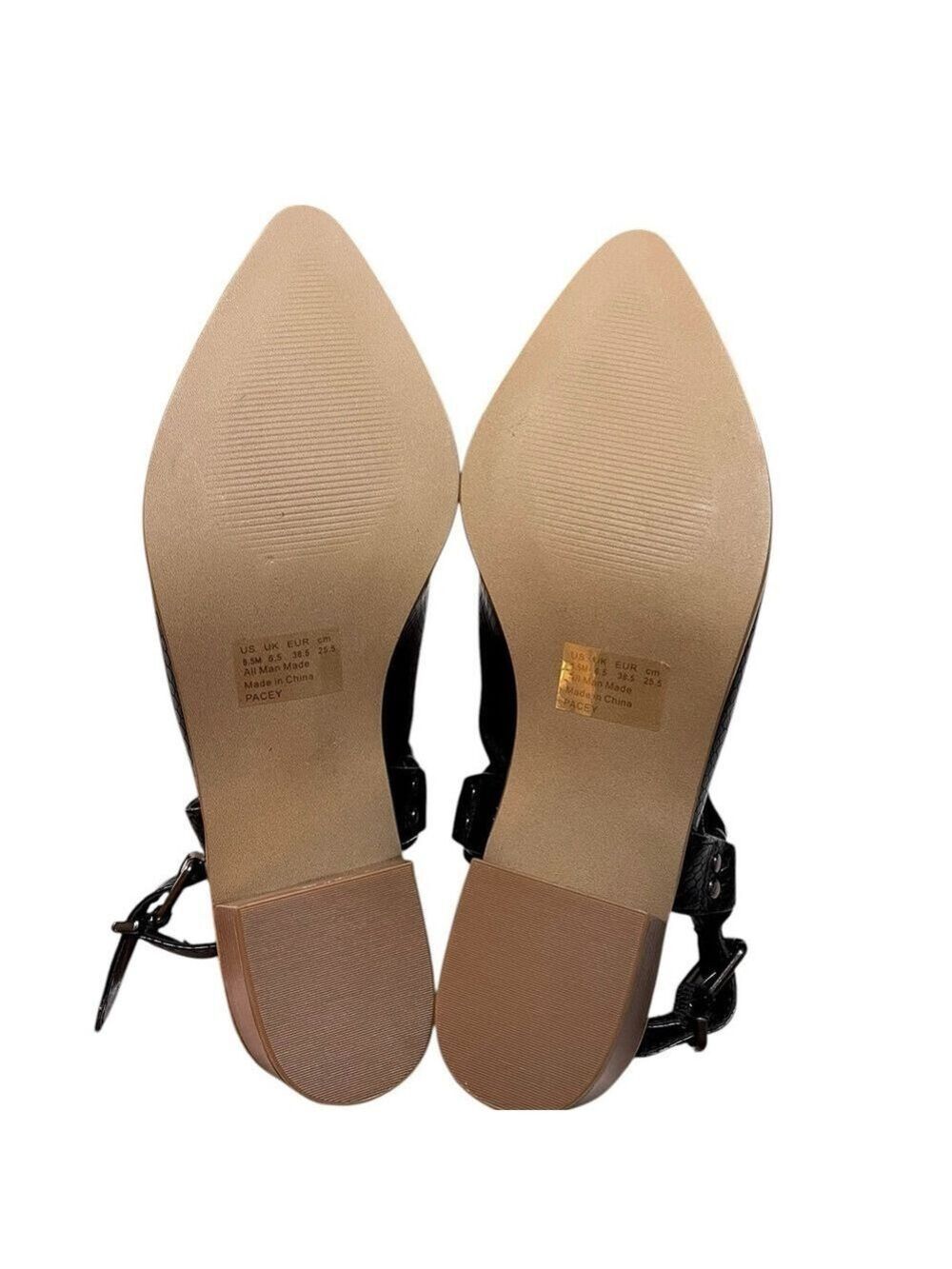 Carlos Santana "Pacey" Slingback Mules. Black Textured. Women’s Size 8.5 - Picture 9 of 10